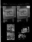 William Pitt Motor Inn- Demo Party-Science Fair Winners (6 Negatives) (March 25, 1961) [Sleeve 56, Folder c, Box 26]